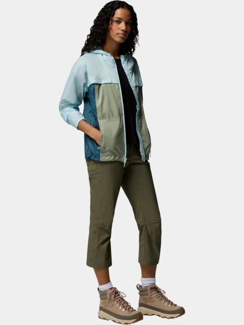 Columbia Crested Canyon Windbreaker női széldzseki világoskék színben 5