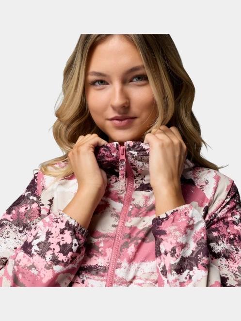 Columbia Spire Valley Printed Windbreaker női széldzseki rózsaszín színben 7