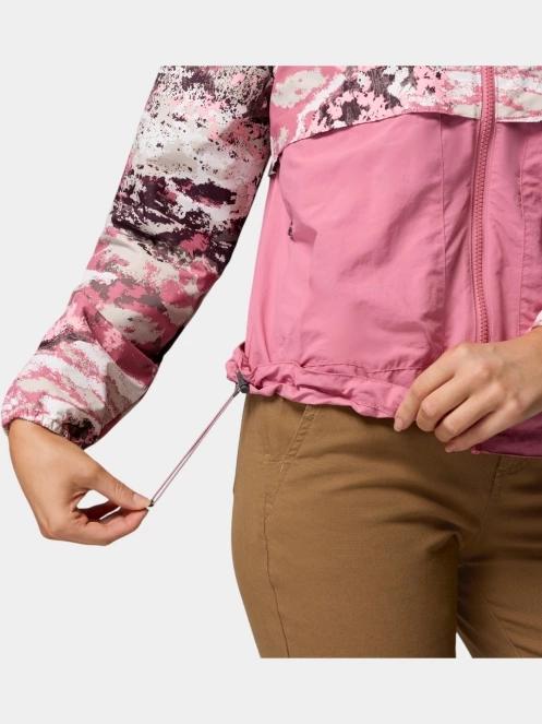 Columbia Spire Valley Printed Windbreaker női széldzseki rózsaszín színben 8