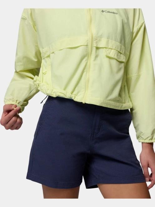 Columbia Spire Valley Cropped Windbreaker női széldzseki sárga színben 6