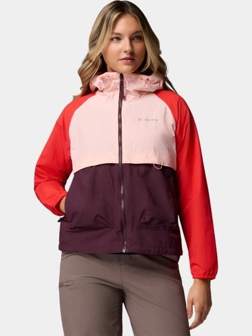 Columbia Spire Valley Windbreaker női széldzseki rózsaszín színben 2