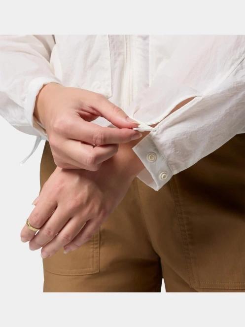 Columbia Paracutie Cropped Cargo Windbreaker női széldzseki fehér színben 8