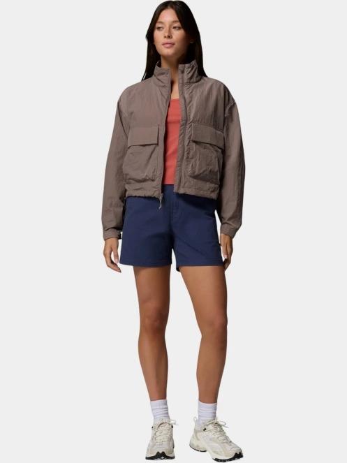 Columbia Paracutie Cropped Cargo Windbreaker női széldzseki barna színben 5
