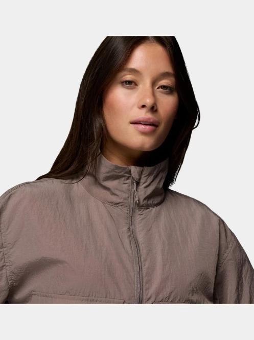 Columbia Paracutie Cropped Cargo Windbreaker női széldzseki barna színben 9