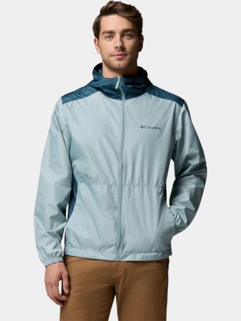 Columbia Discovery Loop Windbreaker férfi széldzseki világoskék színben 2