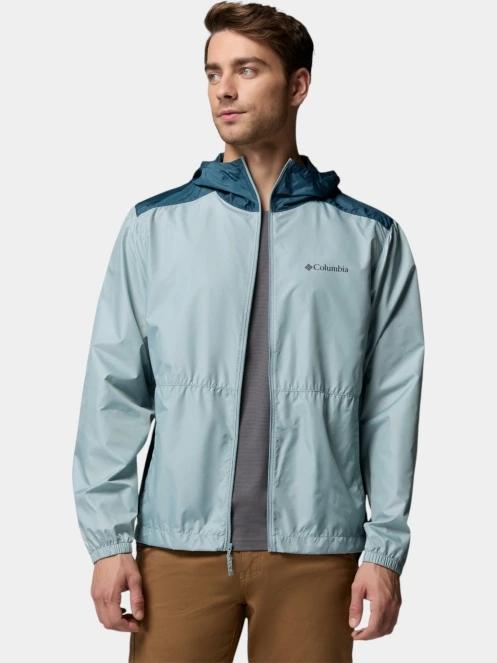 Columbia Discovery Loop Windbreaker férfi széldzseki világoskék színben 6