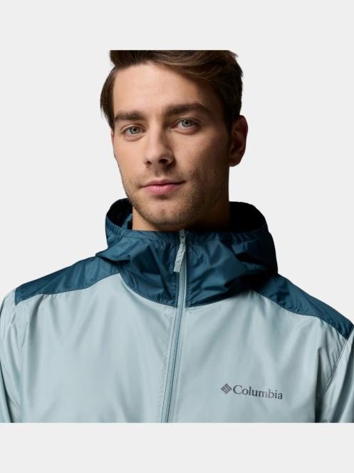 Columbia Discovery Loop Windbreaker férfi széldzseki világoskék színben 7