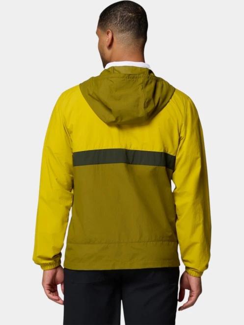 Columbia Spire Valley Hooded Windbreaker férfi széldzseki zöld színben 4