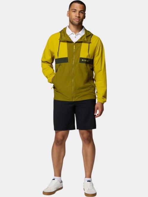 Columbia Spire Valley Hooded Windbreaker férfi széldzseki zöld színben 5