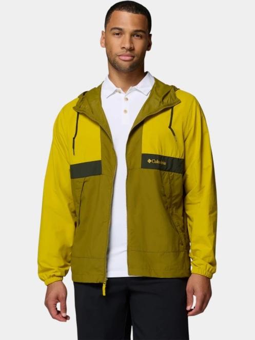 Columbia Spire Valley Hooded Windbreaker férfi széldzseki zöld színben 6