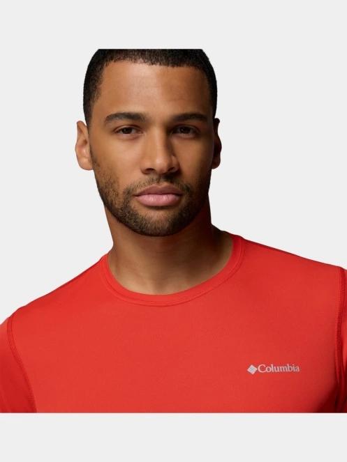 Columbia Zero Rules Light Short Sleeve Crew férfi rövid ujjú sport póló piros színben 6