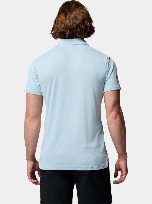 Columbia Tech Trail Utility Polo férfi galléros sport póló világoskék színben 4