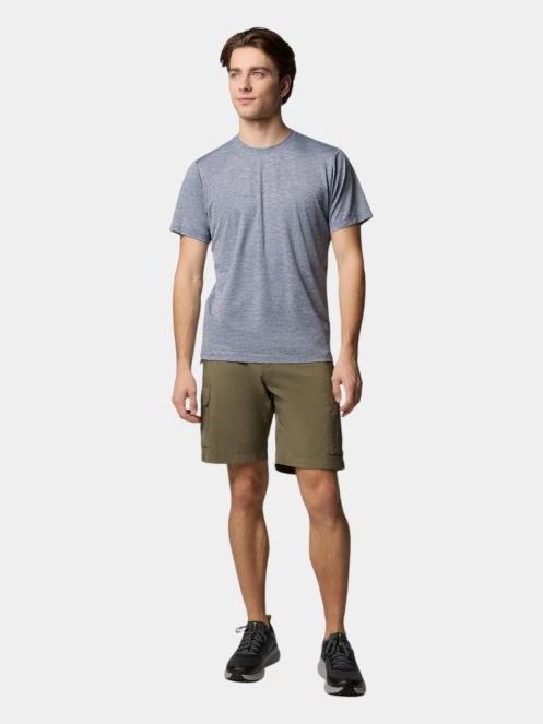 Columbia Tech Trail Utility Short Sleeve Crew férfi rövid ujjú sport póló kék színben 5