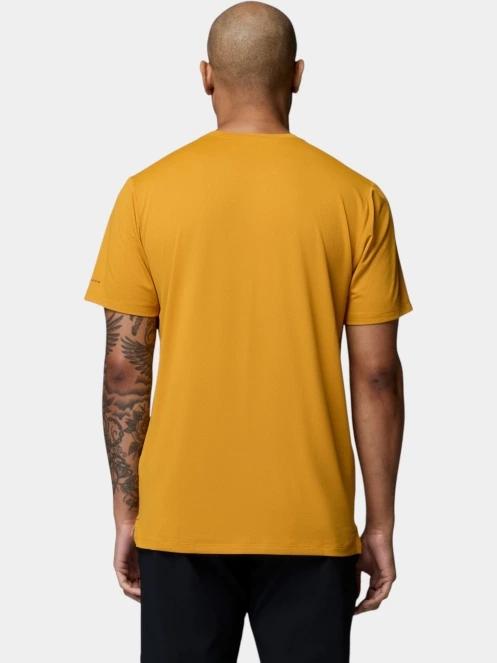 Columbia Tech Trail Utility Short Sleeve Crew férfi rövid ujjú sport póló narancssárga színben 4