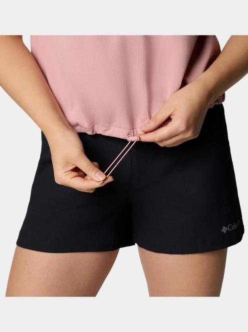 Columbia Granite Point Knit Short Sleeve Shirt női rövid ujjú póló rózsaszín színben 7