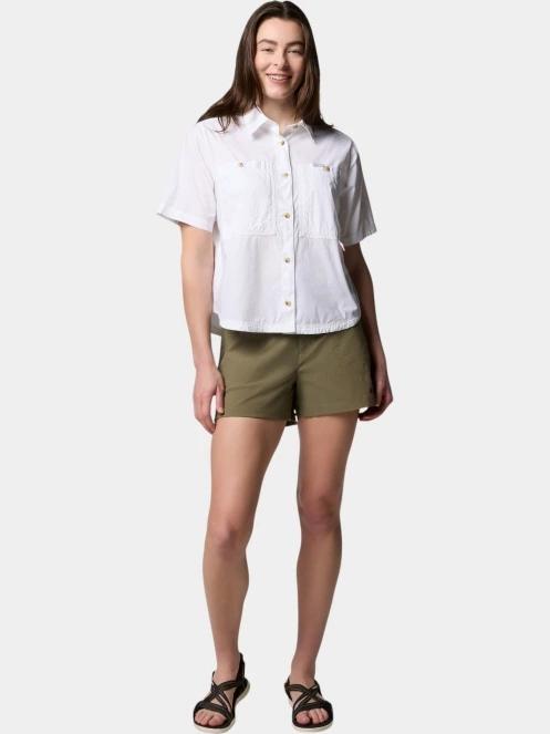 Columbia Brea Falls Woven Short Sleeve Shirt női rövid ujjú ing fehér színben 5