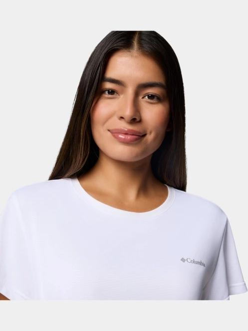 Columbia Bluevista Hill Short Sleeve Crew női rövid ujjú sport póló fehér színben 5