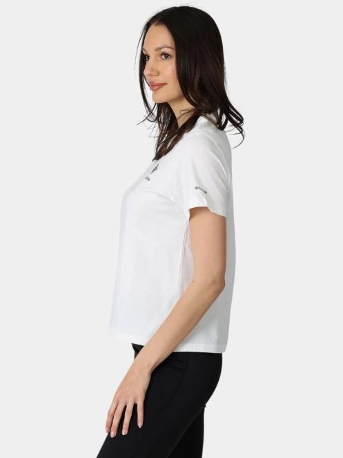 Columbia Rolling Bend Graphic Short Sleeve Shirt női rövid ujjú póló fehér színben 3