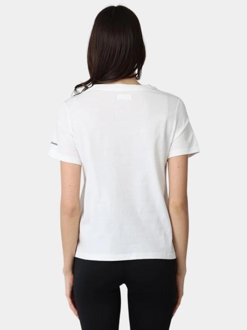 Columbia Rolling Bend Graphic Short Sleeve Shirt női rövid ujjú póló fehér színben 4