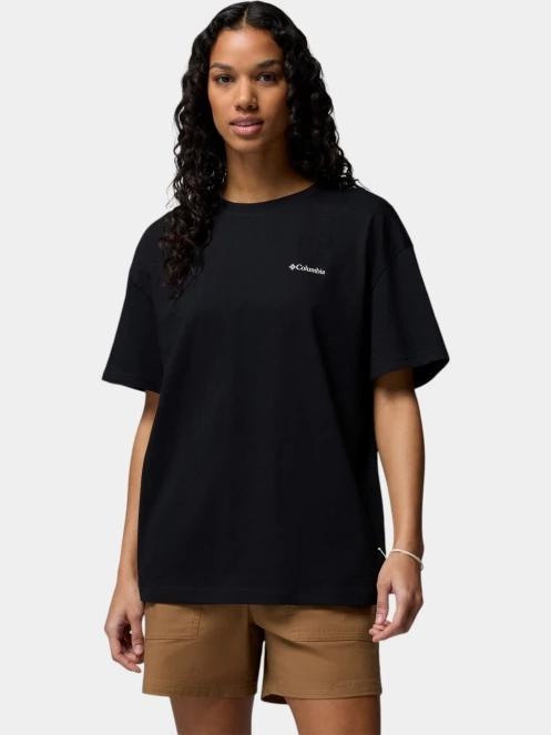 Columbia Rolling Bend Graphic Oversized Tee női rövid ujjú póló fekete színben 2