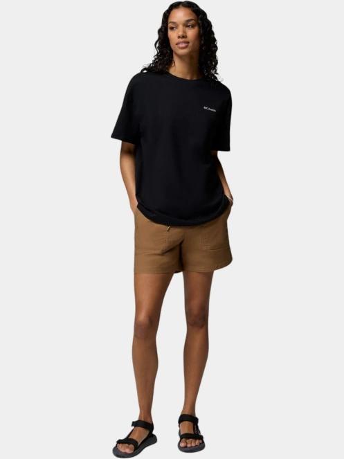 Columbia Rolling Bend Graphic Oversized Tee női rövid ujjú póló fekete színben 5