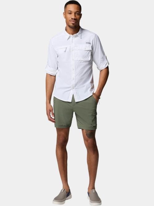 Columbia Wild Cast Long Sleeve Shirt férfi hosszú ujjú ing fehér színben 5