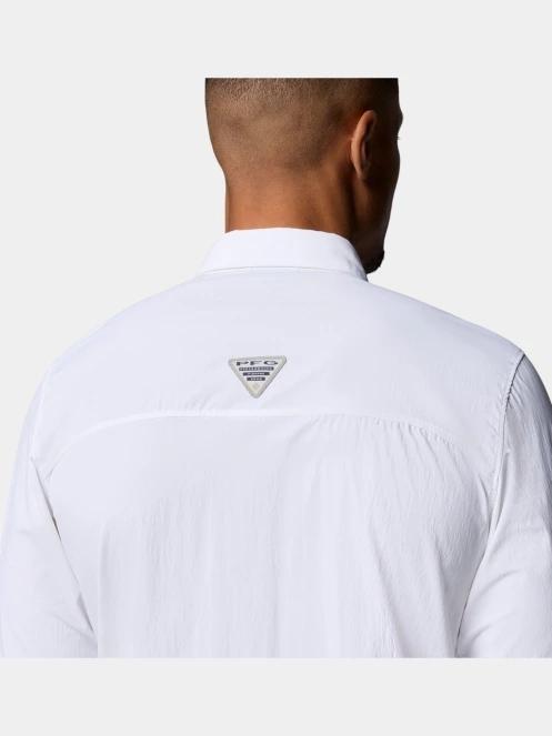 Columbia Wild Cast Long Sleeve Shirt férfi hosszú ujjú ing fehér színben 10