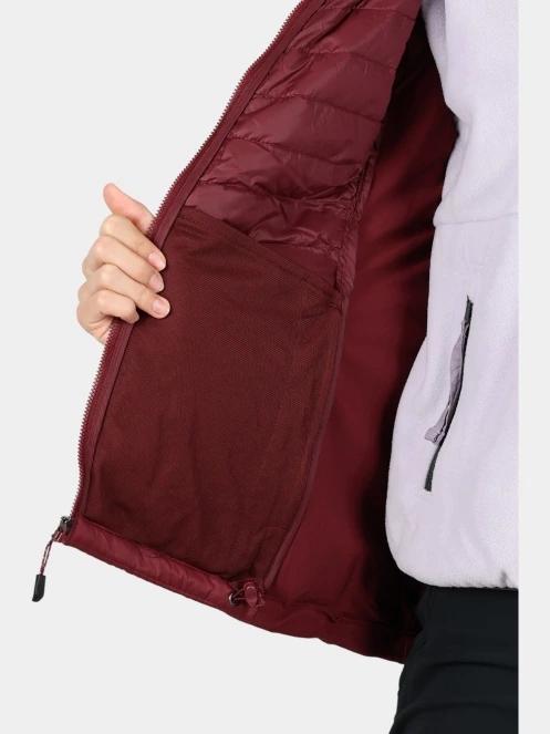 Columbia Powder Pass II Hybrid Hooded Jacket női átmeneti kabát piros színben 6