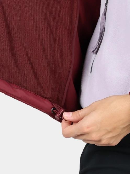 Columbia Powder Pass II Hybrid Hooded Jacket női átmeneti kabát piros színben 7