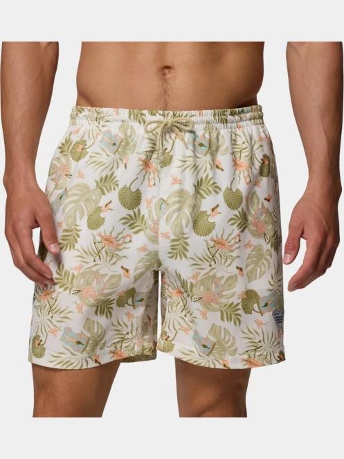 Columbia PFG Rambler Printed Water Short férfi fürdőnadrág zöld színben 6