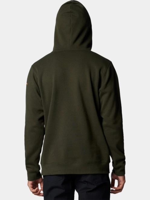 Columbia Beaumount Graphic Hoodie férfi kapucnis pulóver zöld színben 4