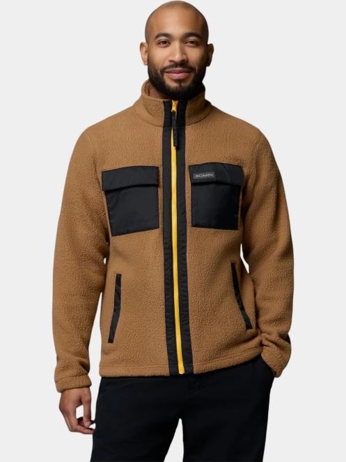 Columbia Juniper Peak Full Zip Fleece férfi polár pulóver oliva színben 2