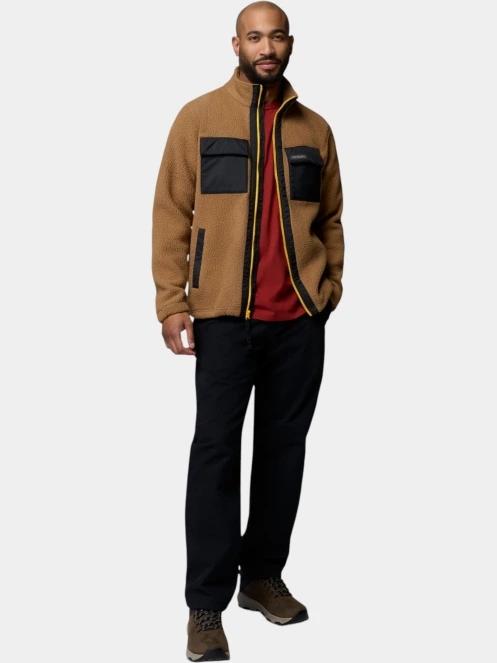 Columbia Juniper Peak Full Zip Fleece férfi polár pulóver oliva színben 6