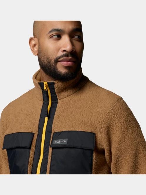 Columbia Juniper Peak Full Zip Fleece férfi polár pulóver oliva színben 7