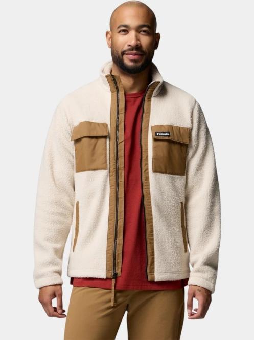 Columbia Juniper Peak Full Zip Fleece férfi polár pulóver homok színben 6