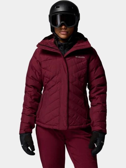 Columbia Lay D Down V Jacket női télikabát piros színben 2
