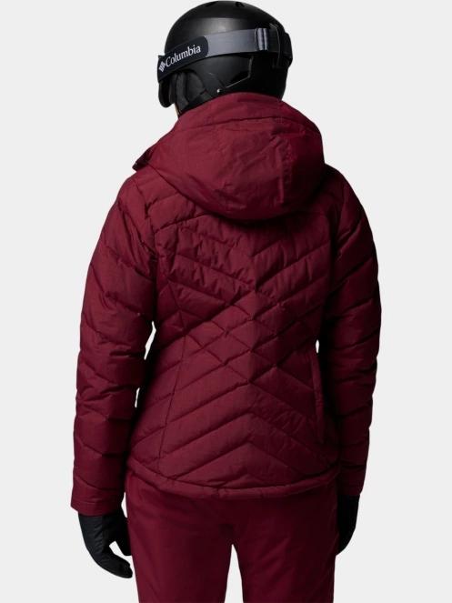 Columbia Lay D Down V Jacket női télikabát piros színben 4