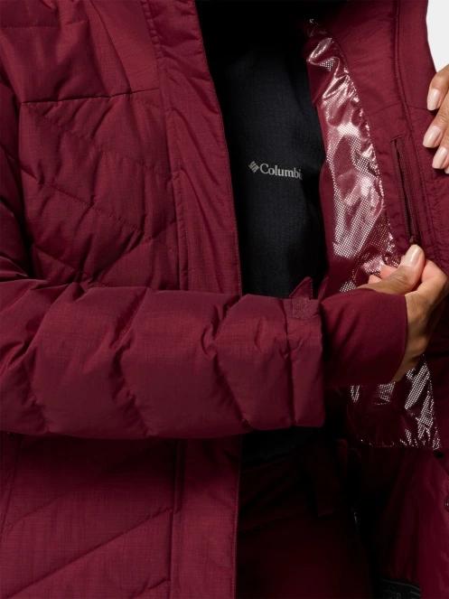 Columbia Lay D Down V Jacket női télikabát piros színben 7