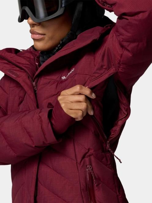 Columbia Lay D Down V Jacket női télikabát piros színben 8