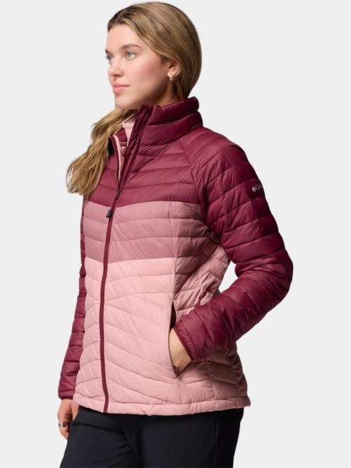 Columbia Powder Pass Jacket női átmeneti kabát rózsaszín színben 3