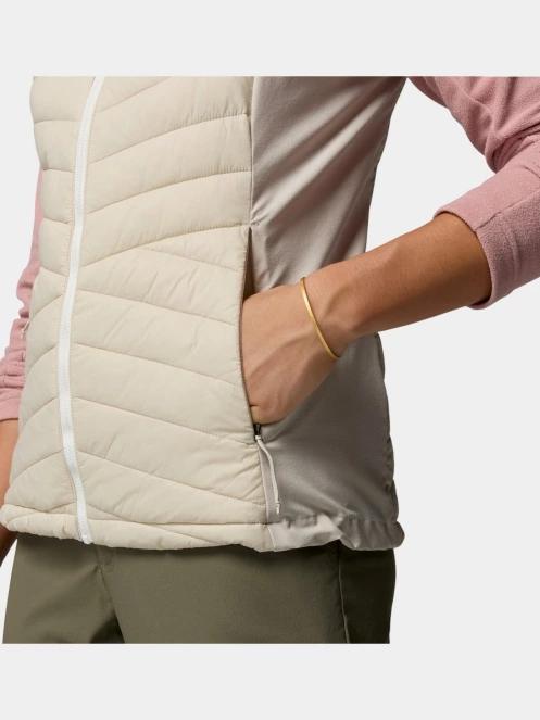 Columbia Powder Pass III Hybrid Vest női mellény homok színben 8