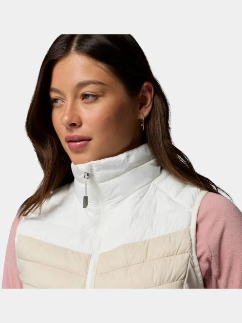 Columbia Powder Pass III Hybrid Vest női mellény homok színben 10