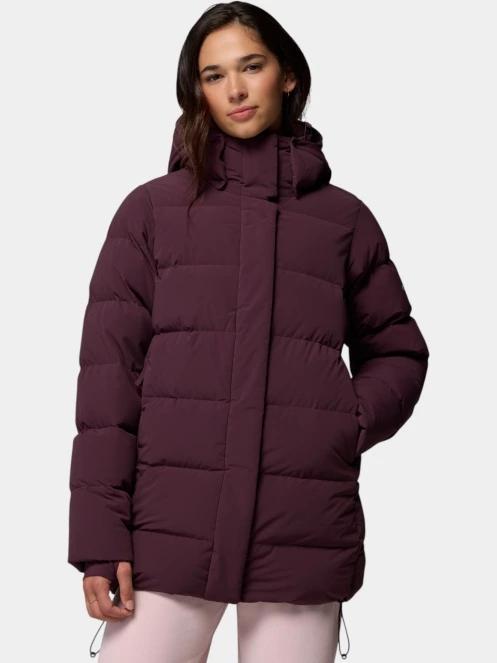 Columbia Amaze Puff Mid Hooded Jacket női pehelykabát bordó színben 2