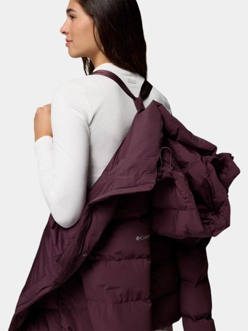 Columbia Amaze Puff Mid Hooded Jacket női pehelykabát bordó színben 8