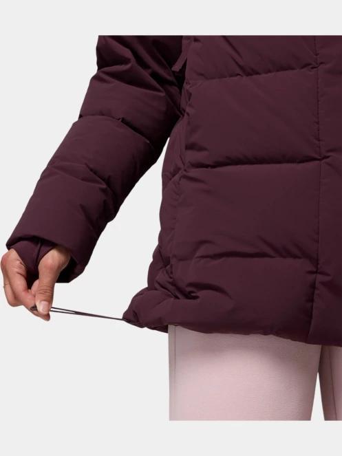 Columbia Amaze Puff Mid Hooded Jacket női pehelykabát bordó színben 10