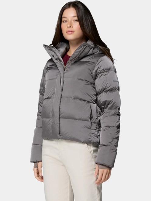Columbia Amaze Puff Hooded Jacket női pehelykabát barna színben 3