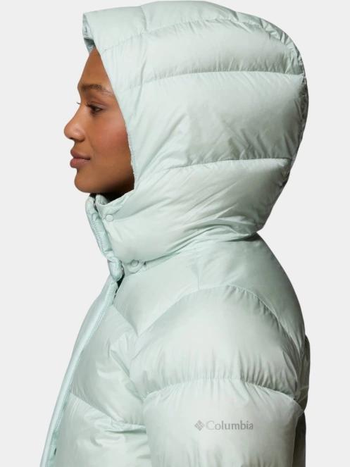 Columbia Amaze Puff Hooded Jacket női pehelykabát világoszöld színben 12