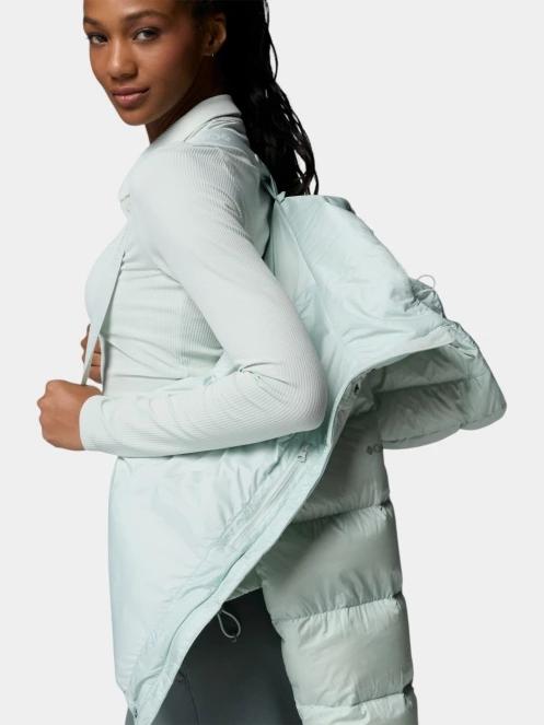 Columbia Amaze Puff Hooded Jacket női pehelykabát világoszöld színben 7