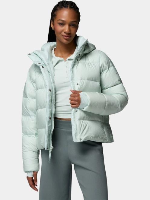 Columbia Amaze Puff Hooded Jacket női pehelykabát világoszöld színben 8