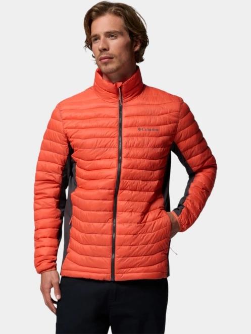Columbia Powder Pass Hybrid Jacket férfi átmeneti kabát narancssárga színben 2